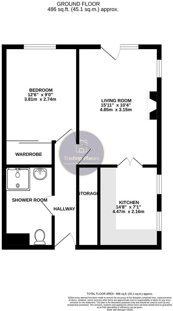 Marden Avenue, Cullercoats floorplan