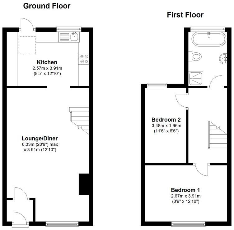 Wyndham Road Dover CT17 floorplan