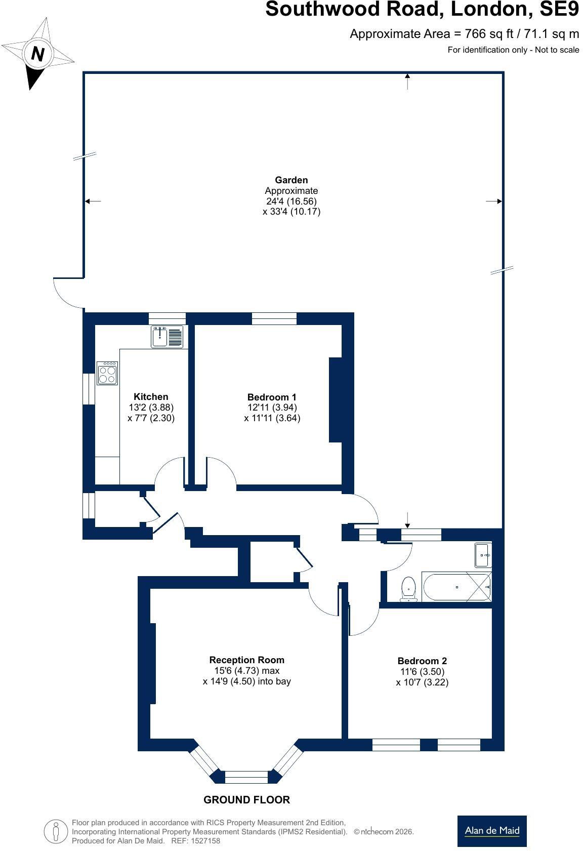 Southwood Road, London floorplan