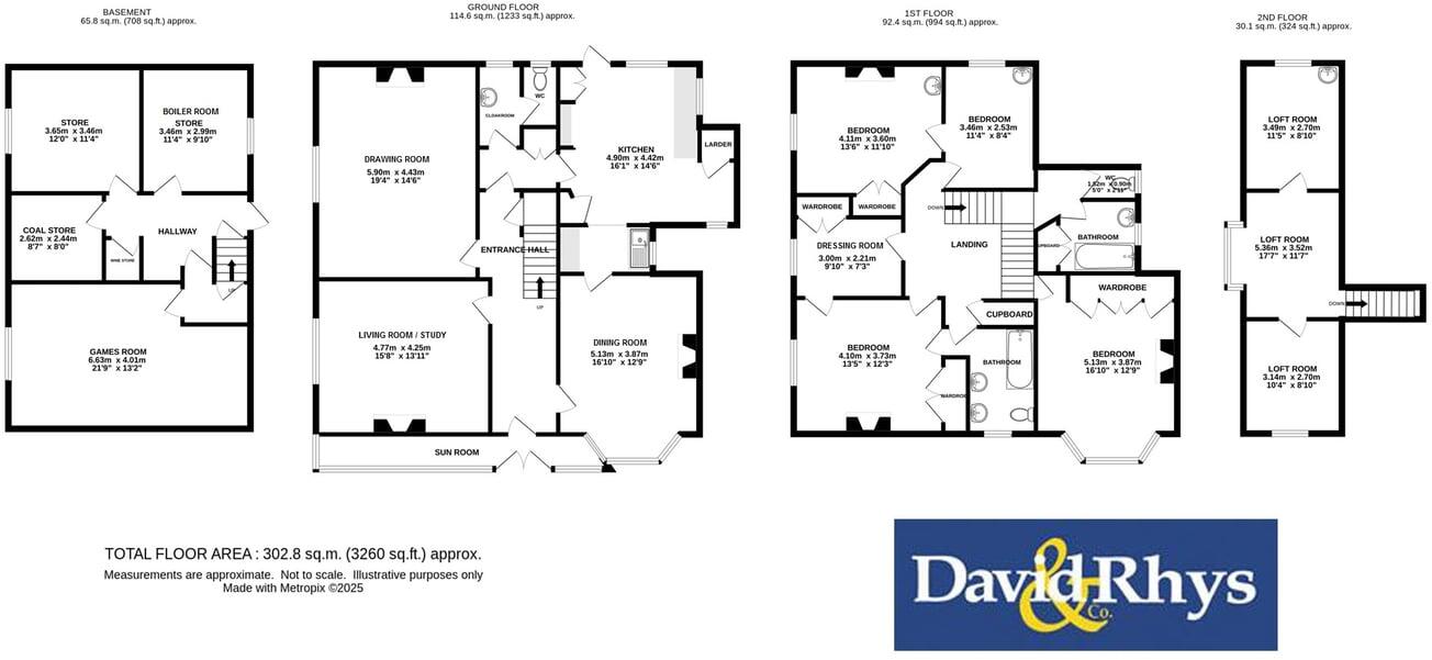 Upper West Terrace, Budleigh Salterton, EX9 floorplan