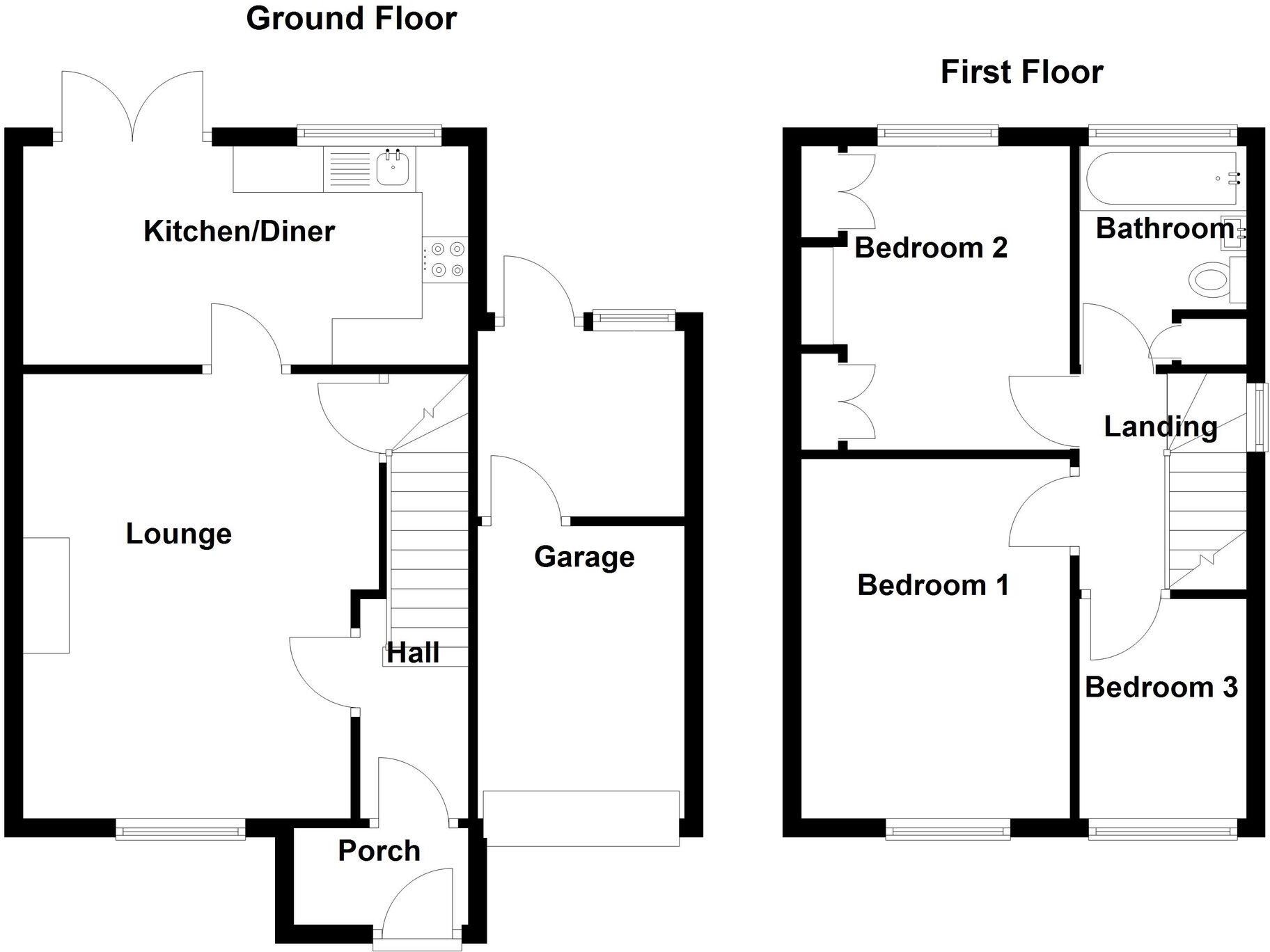 Millfield Close, Ashby-De-La-Zouch, LE65 floorplan