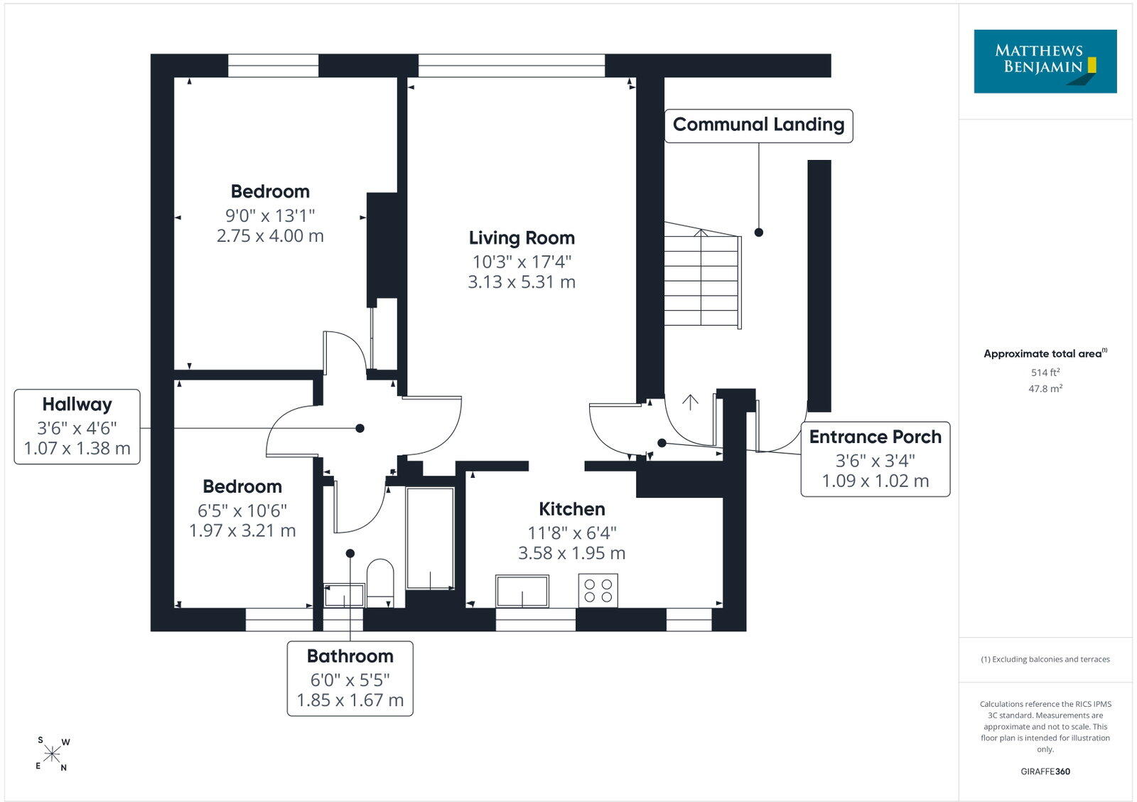 27 Orrest Drive Flats, Windermere, LA23 2LE floorplan