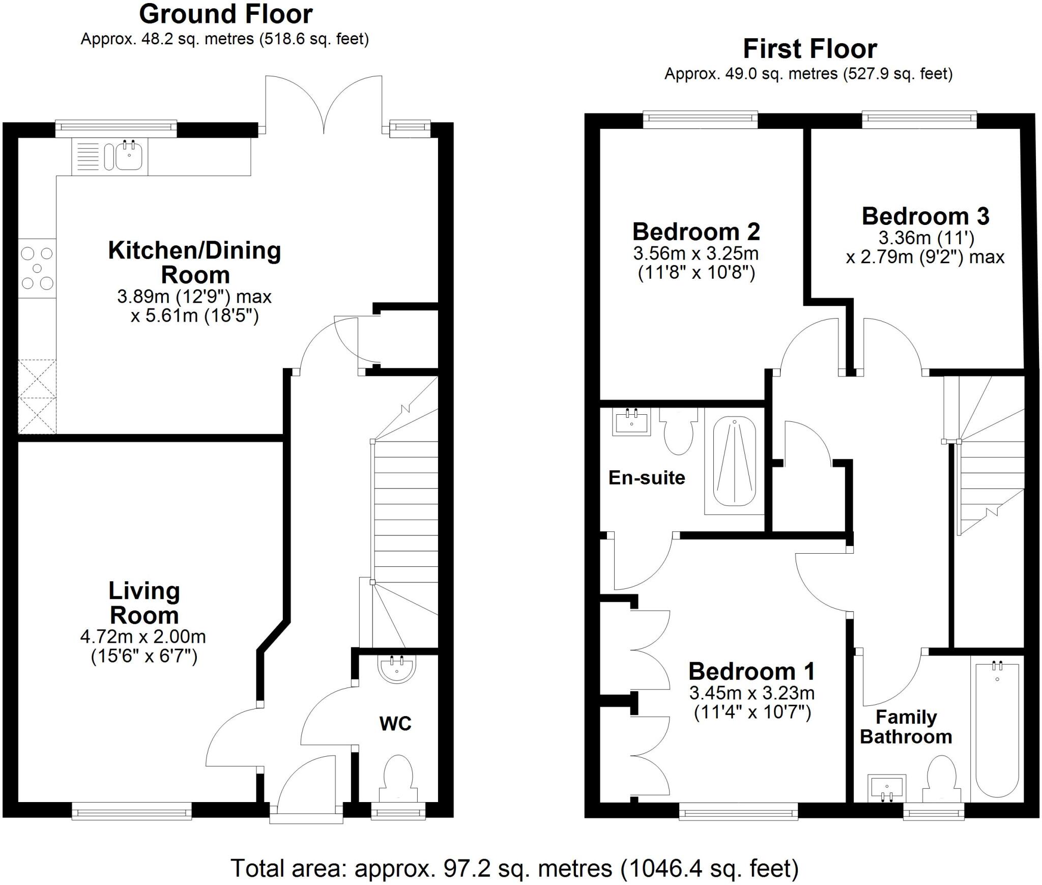 Priors Orchard Southbourne PO10 floorplan