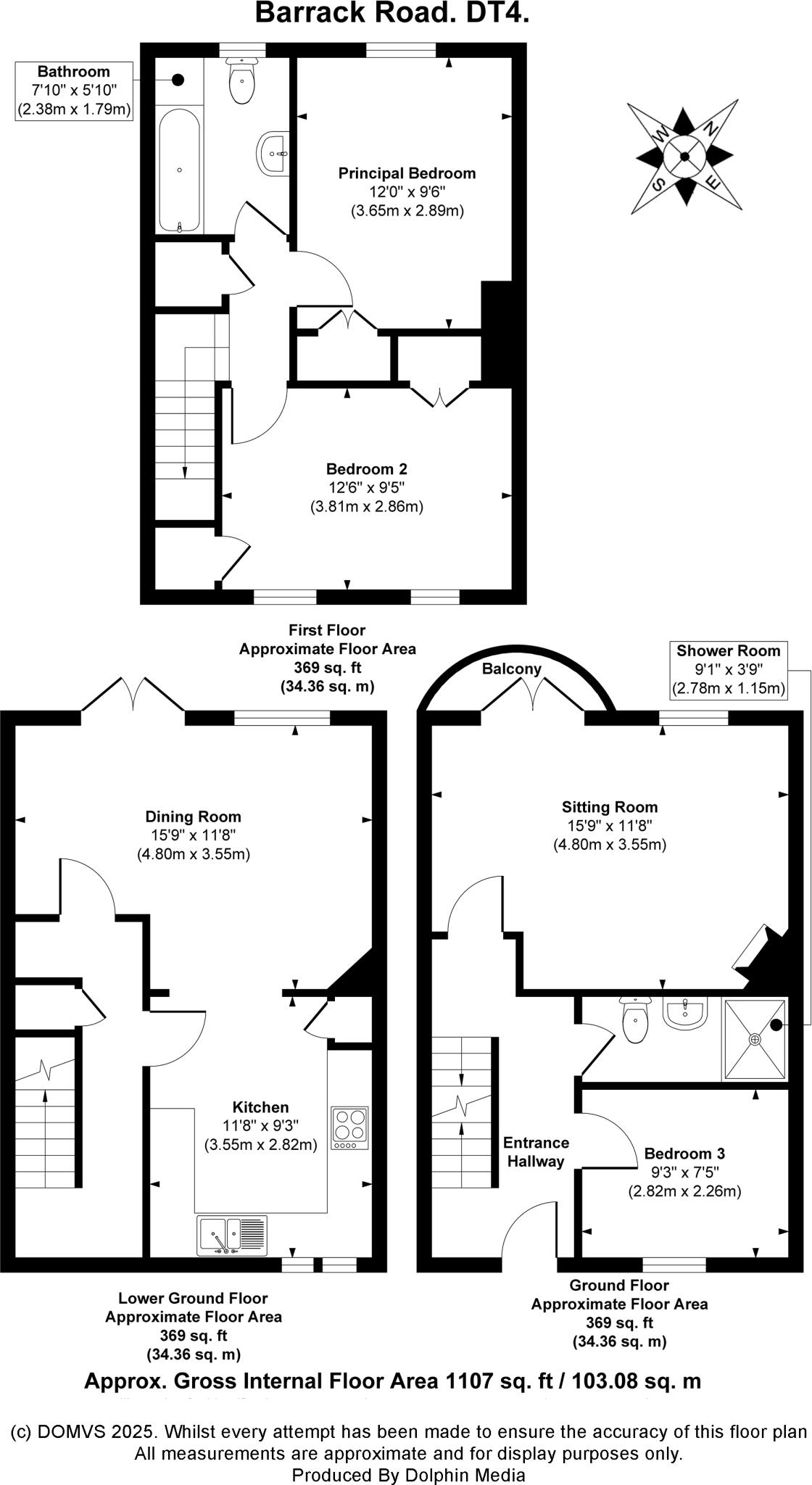 Weymouth, Dorset floorplan