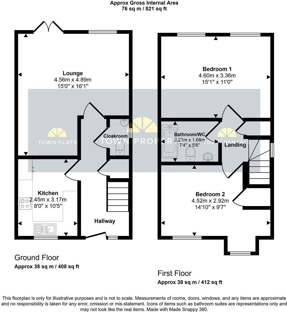 Queens Crescent, Eastbourne floorplan