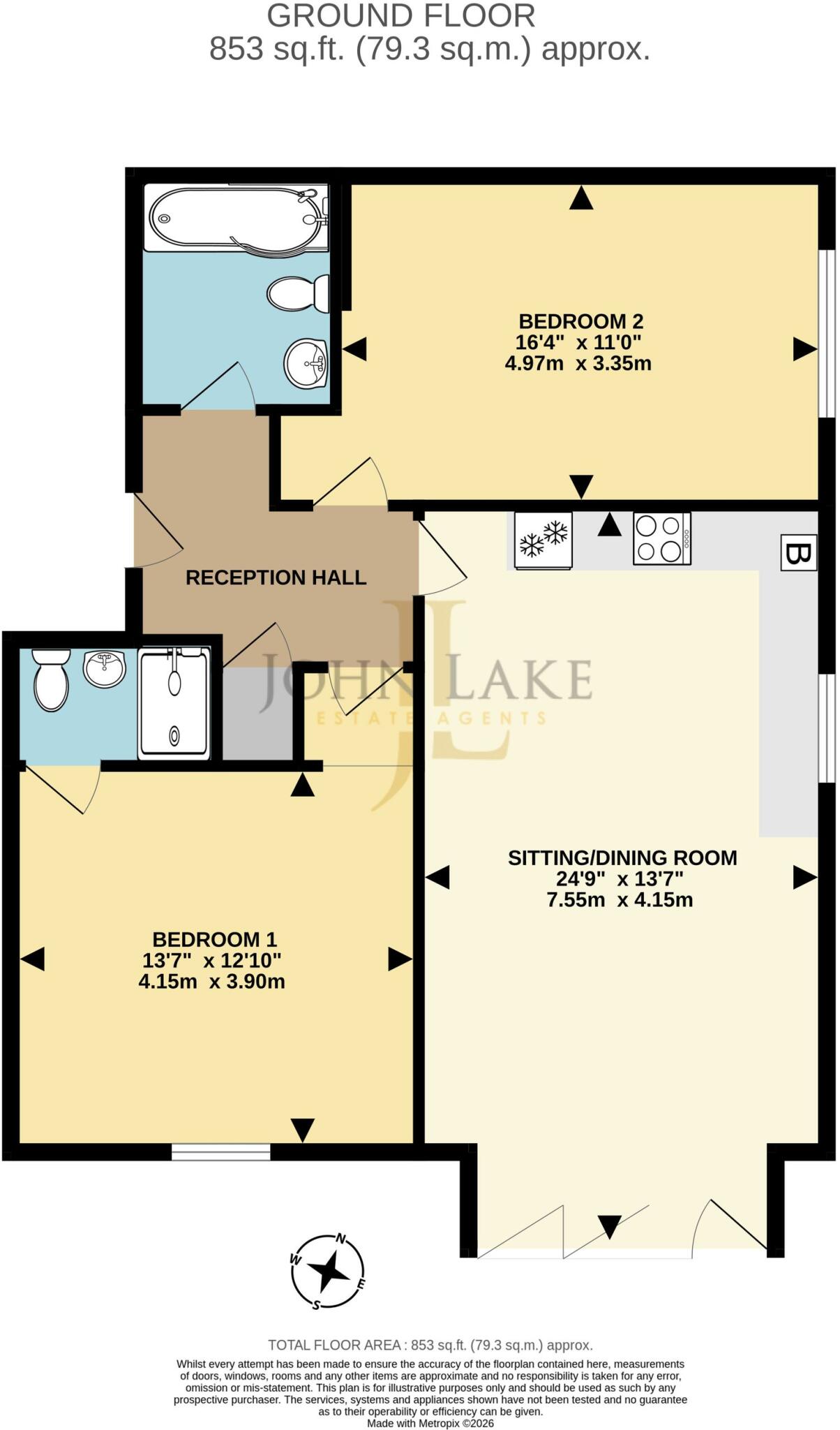 Maidencombe, Torquay floorplan