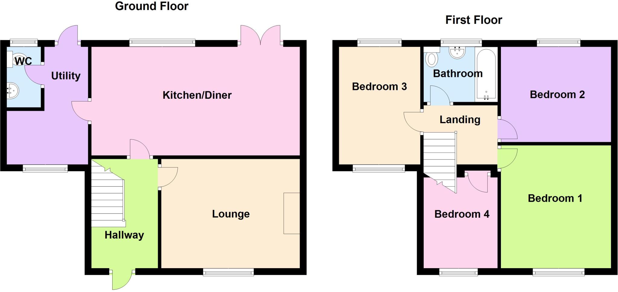Coalpit Fields Road, Bedworth, Warwickshire, CV12 floorplan