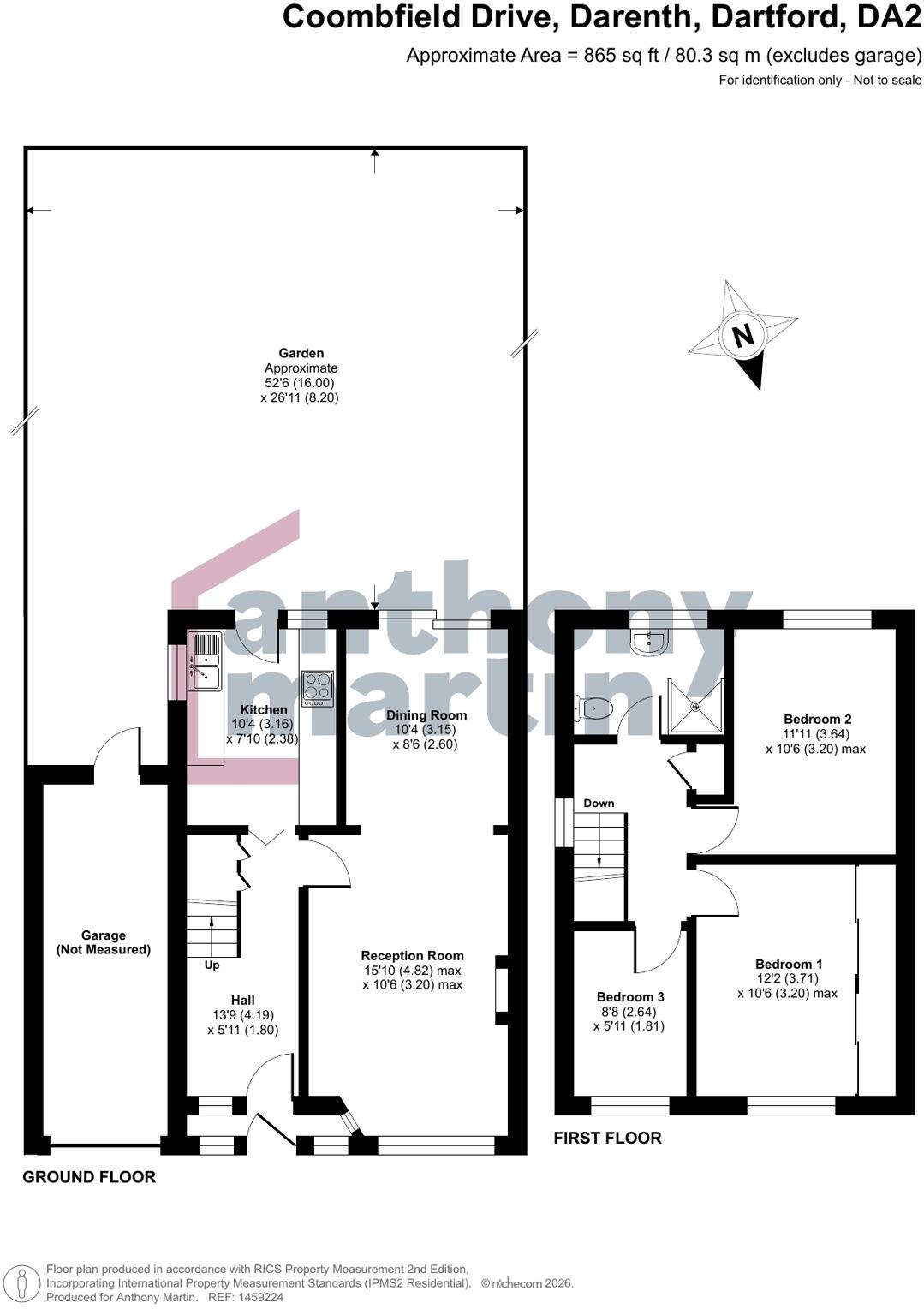 Coombfield Drive, Darenth, Dartford, Kent, DA2 floorplan