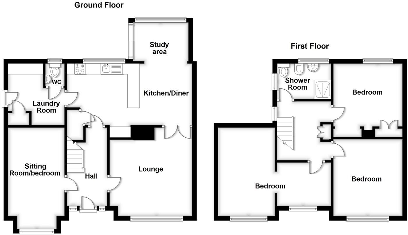 Whitemere Road, Mount Pleasant, Shrewsbury floorplan