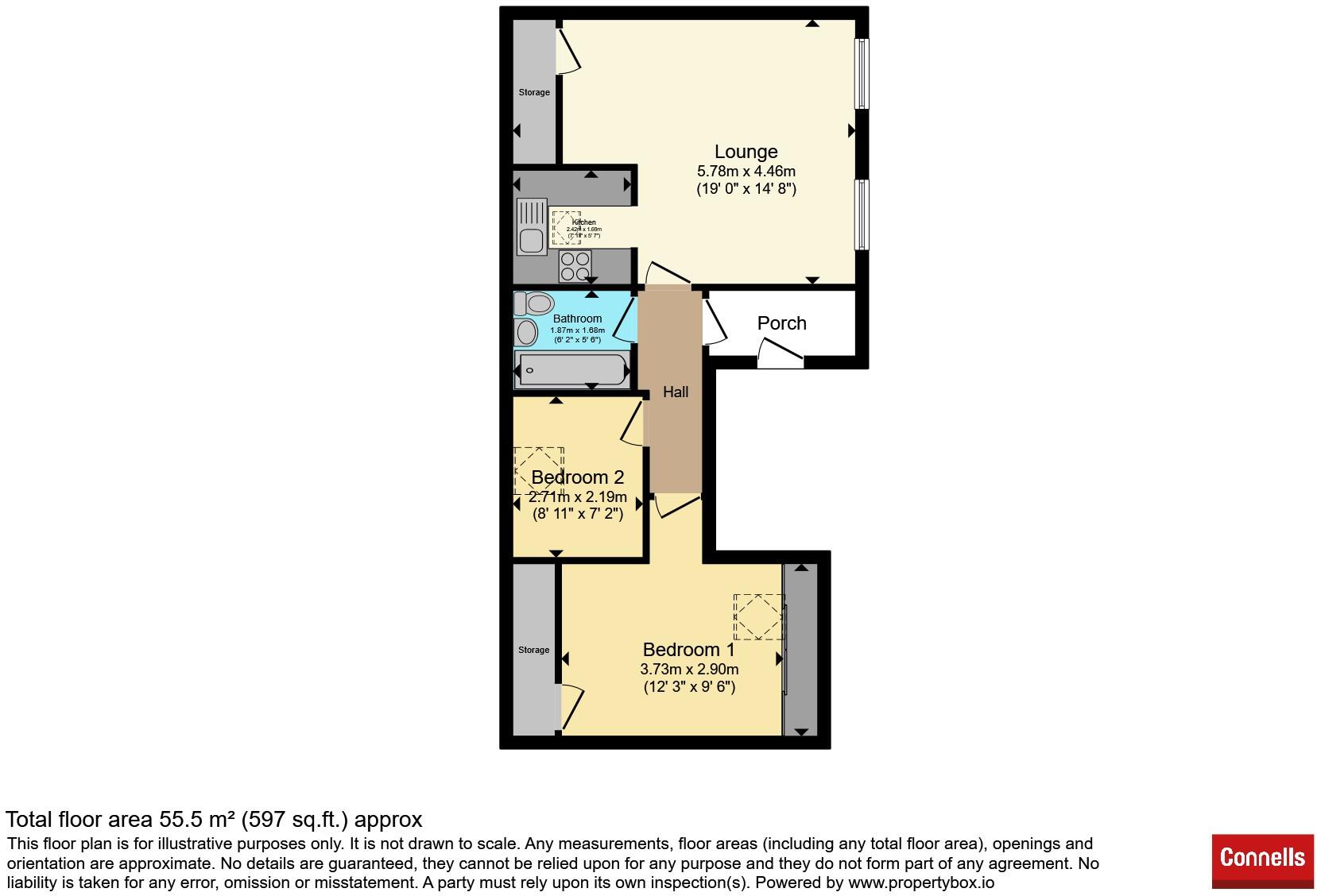 Leam Terrace, Leamington Spa floorplan