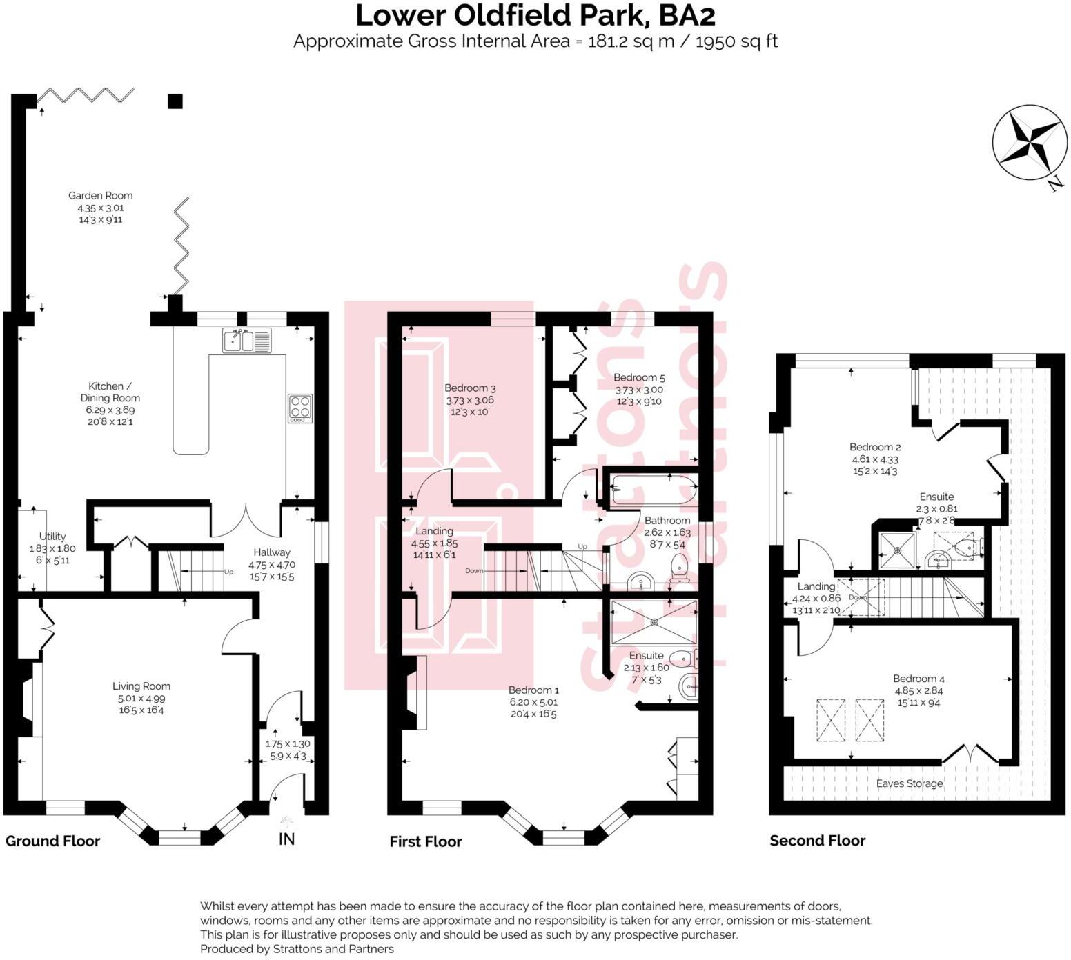 Lower Oldfield Park, Bath floorplan