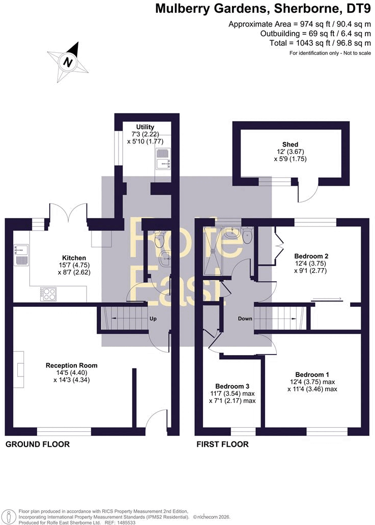 4, Mulberry Gardens, Sherborne floorplan