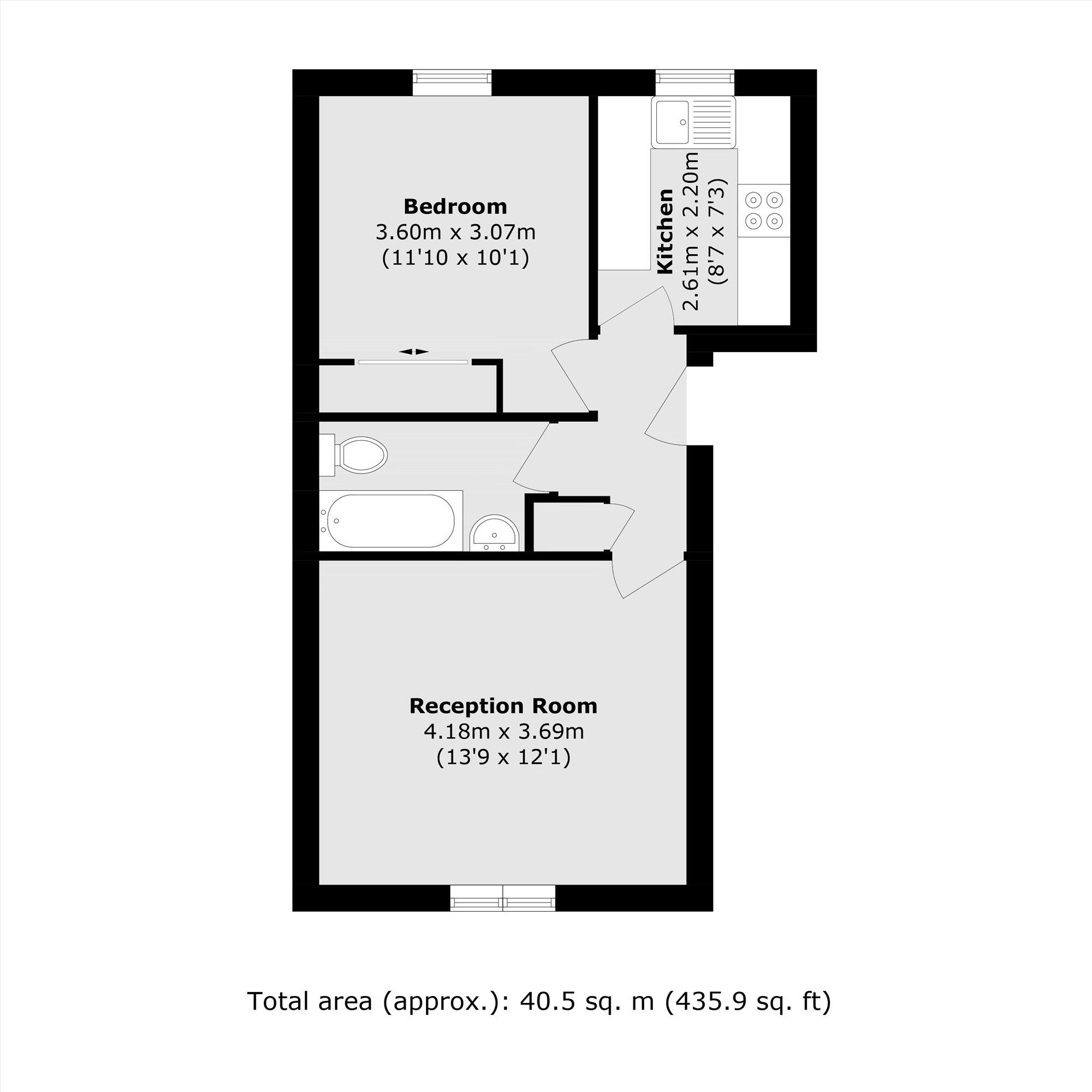 Rugby Road, Twickenham floorplan