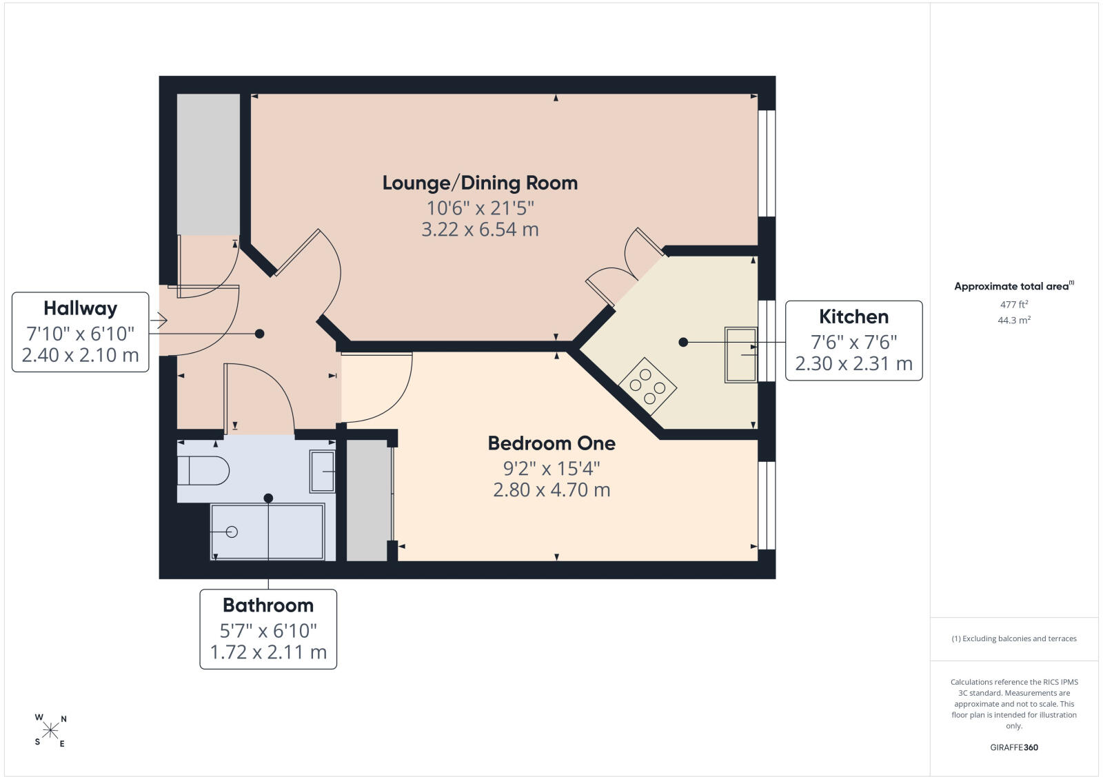 27, Easterfield Court, Driffield, YO25 5PP floorplan