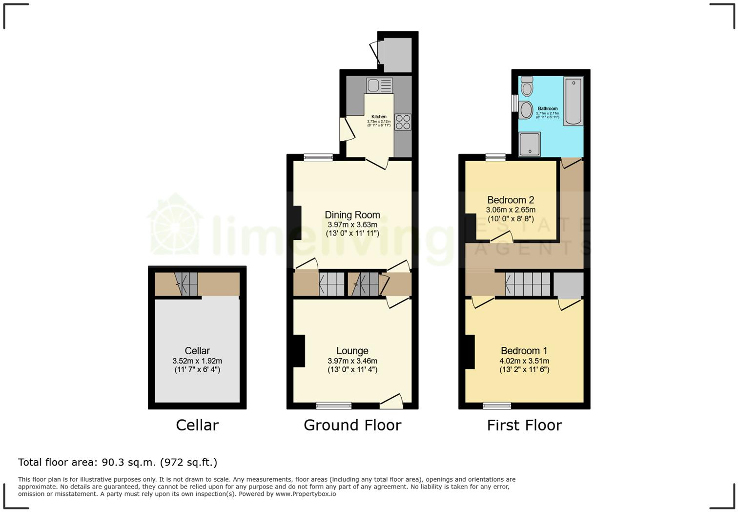 Queen Street, Brimington, Chesterfield floorplan