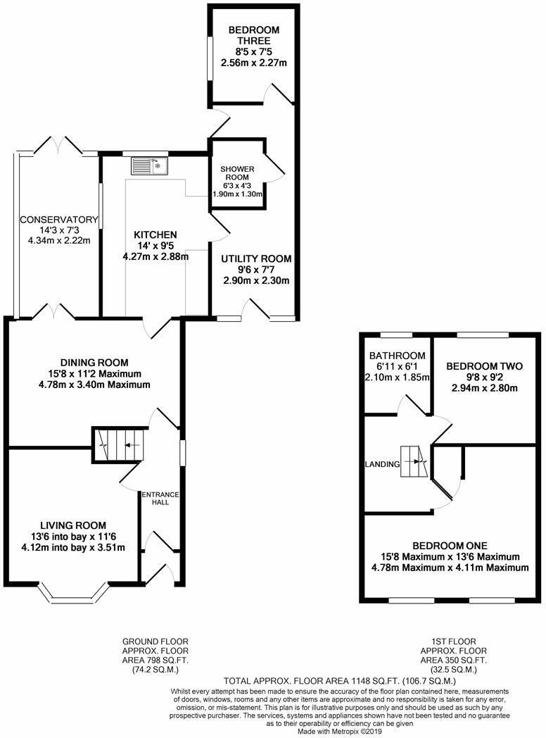 Rayleigh Avenue, Davenham, Northwich floorplan