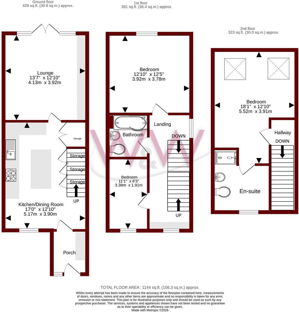 Castilian Way, Whiteley, Fareham floorplan