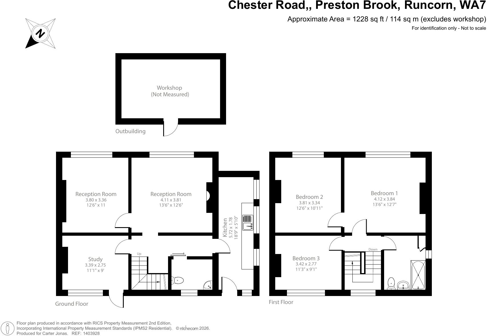 Rossbottom Farm, Chester Road, Preston Brook, Runcorn, Cheshire WA7 3BB floorplan