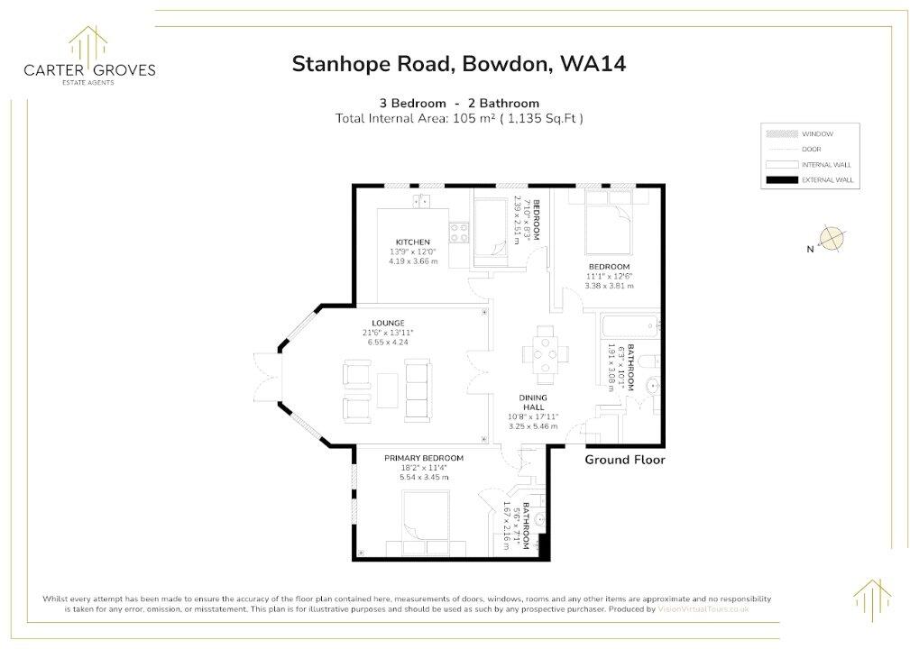 Dunham Court, Stanhope Road, Bowdon, Altrincham, WA14 floorplan