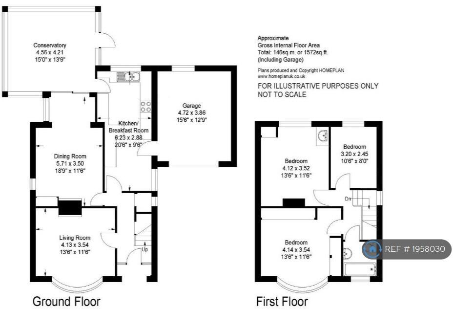 Queen Katherine Road, Lymington, SO41 floorplan