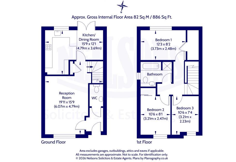 19 South Chesters Drive, Bonnyrigg, EH19 3WJ floorplan