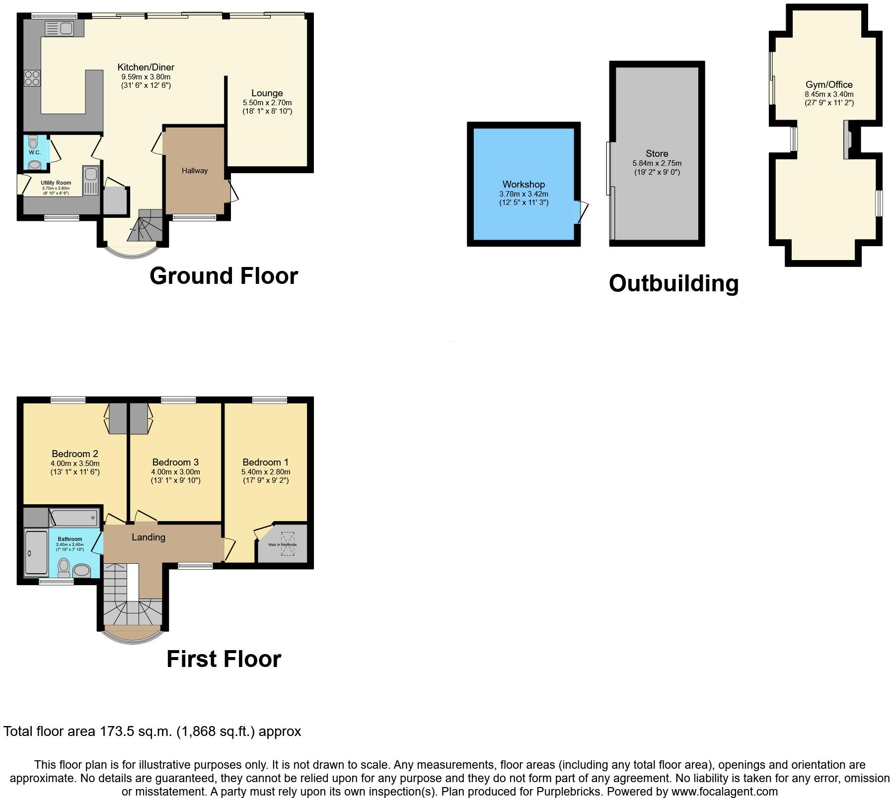 Soutergate, Kirkby-in-Furness, LA17 floorplan
