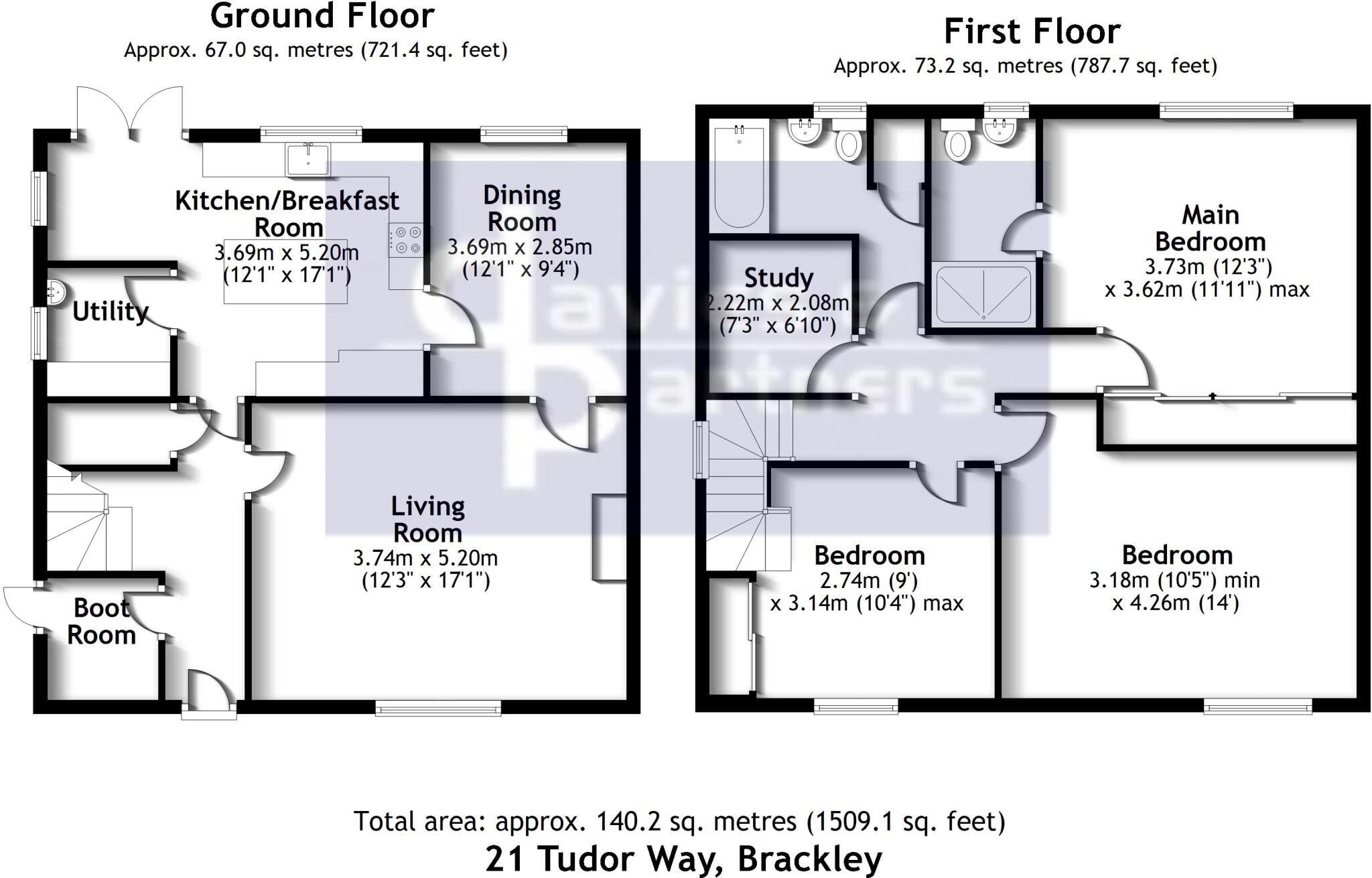 Tudor Way, Brackley floorplan