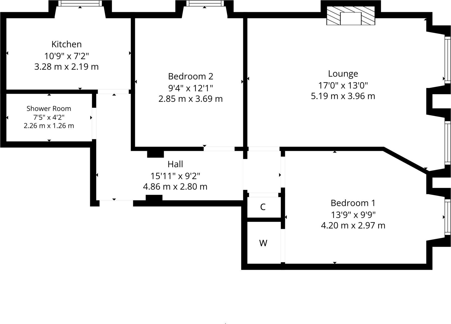 Flat 6 39 Hyndland Road, Hyndland, G12 9UY floorplan