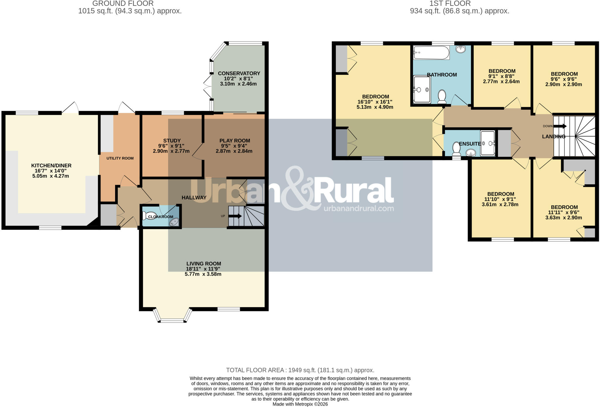 Ampthill Road, Maulden, Bedfordshire, MK45 floorplan