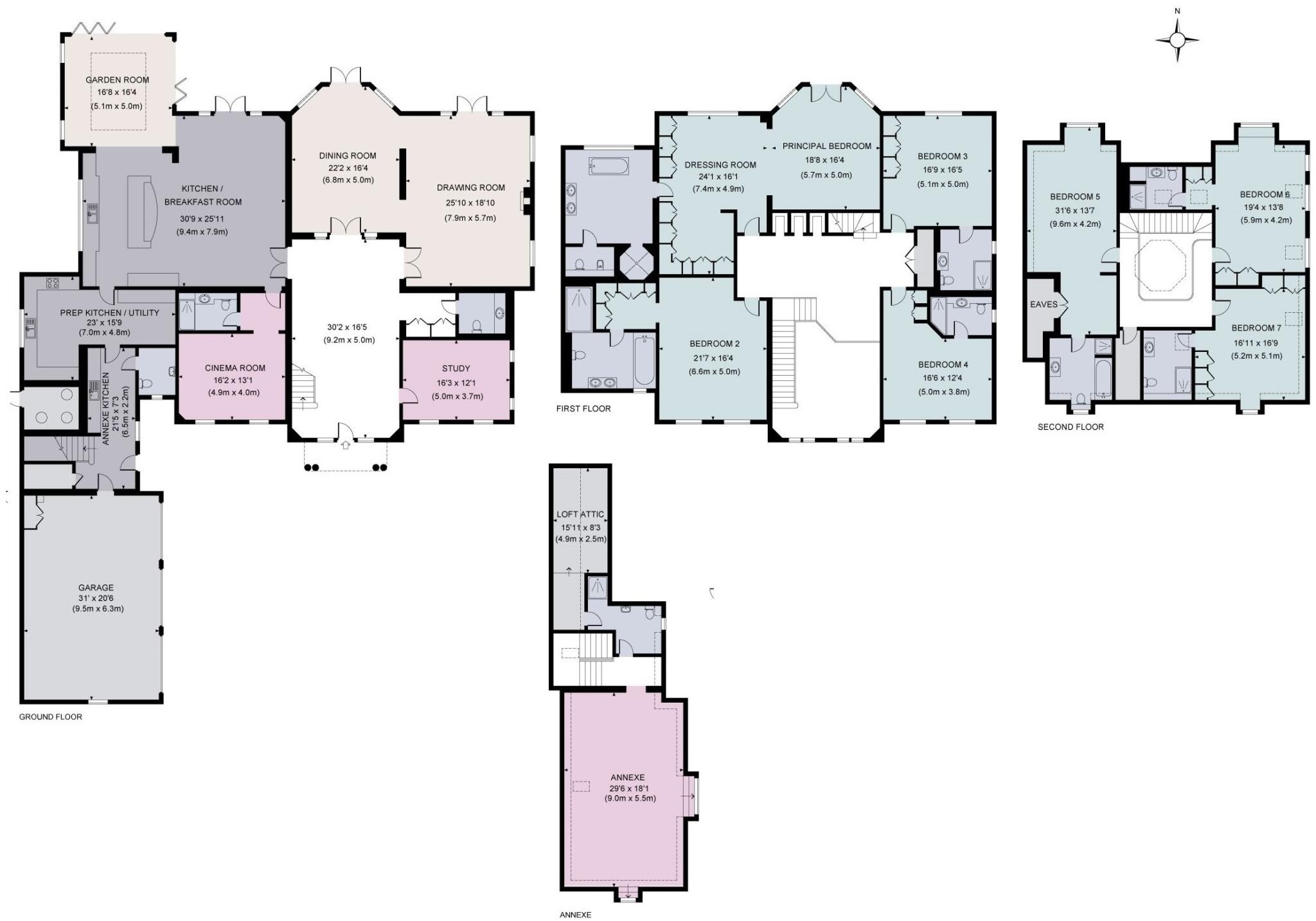 Sunning Avenue, Sunningdale, Berkshire, SL5 floorplan