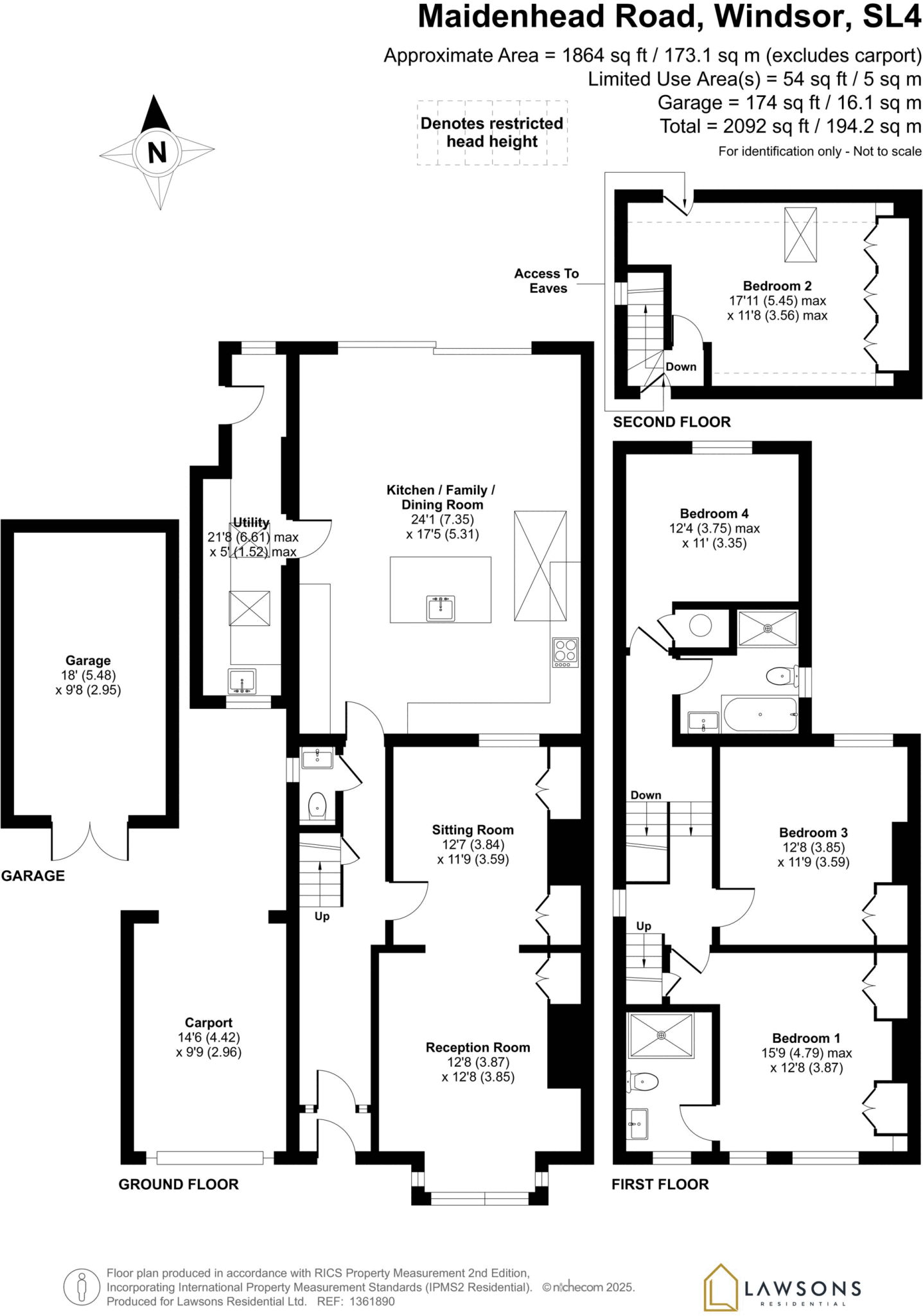 Maidenhead Road, Windsor, SL4 floorplan