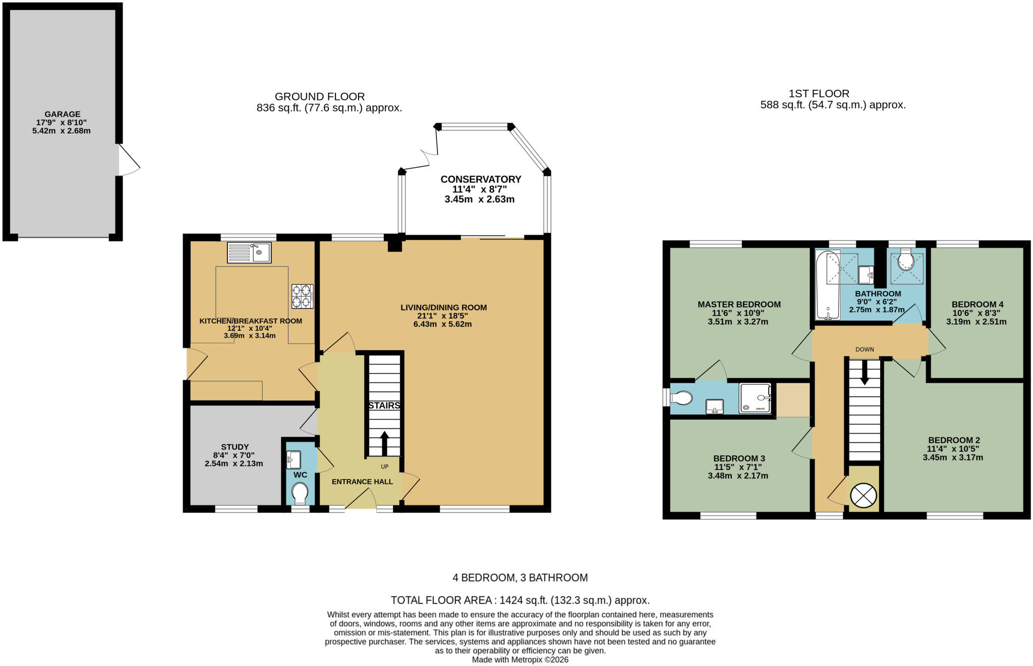 All Saints Green, Worlingham floorplan