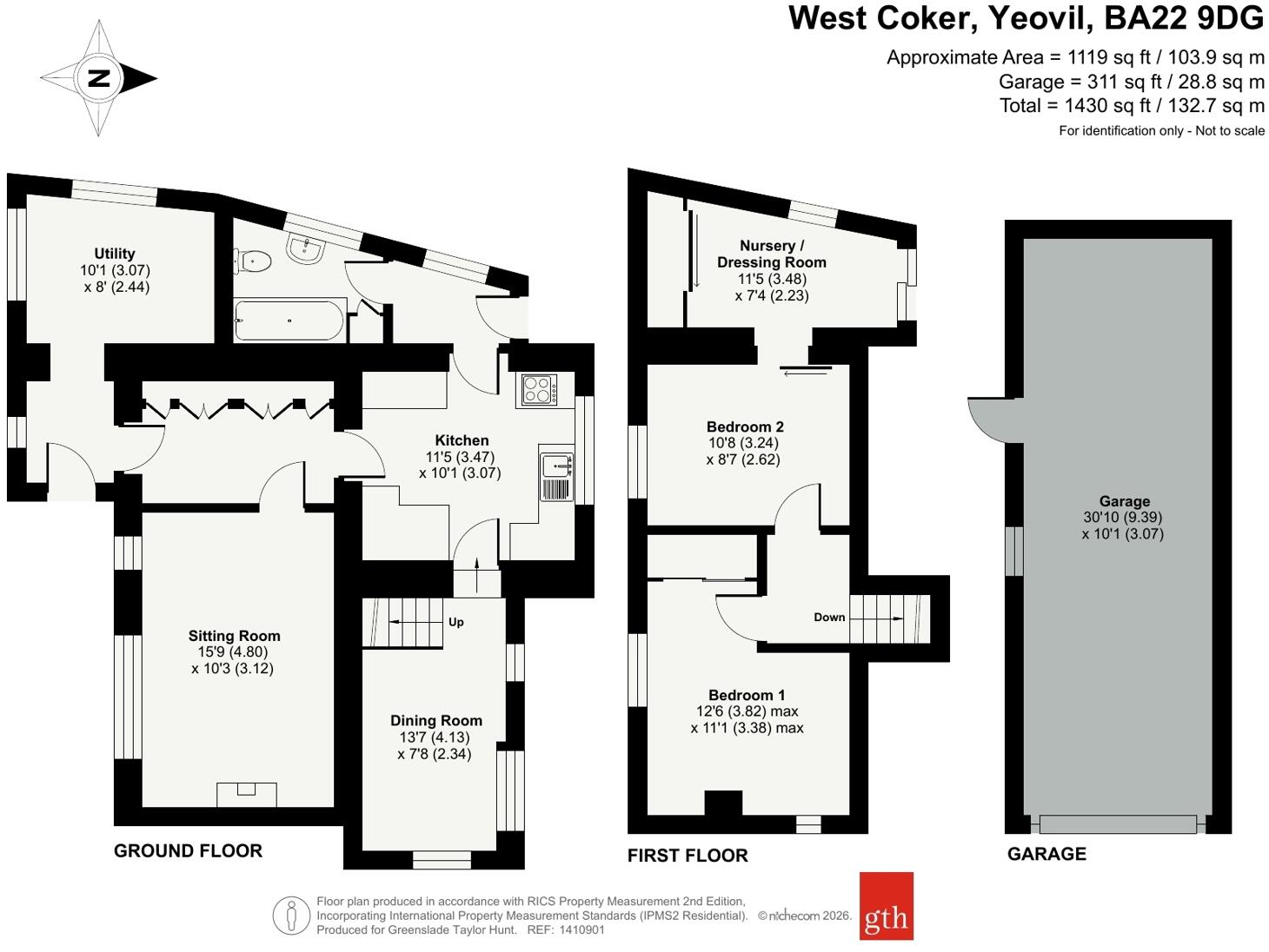 West Coker Hill, West Coker, Yeovil, Somerset, BA22 floorplan