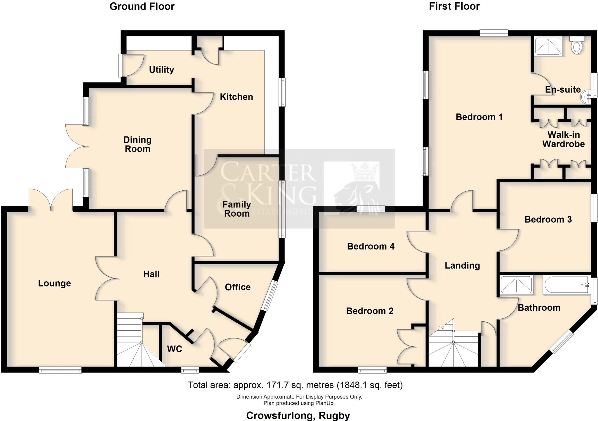 Crowsfurlong, Coton Meadows, Rugby floorplan