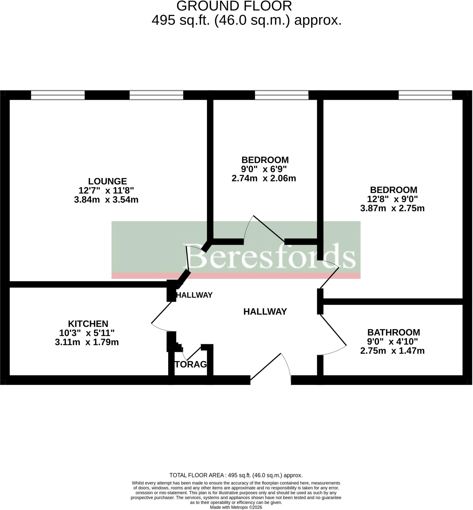 Brook Street, Chelmsford, CM1 floorplan