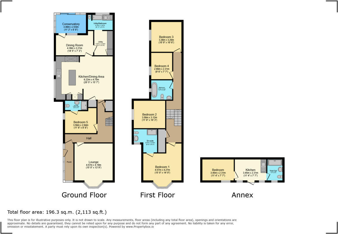 Wilton Park Road, Shanklin, Isle of Wight, PO37 7BT floorplan