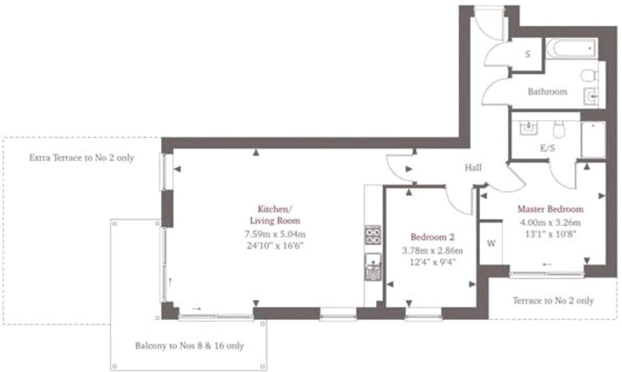 Cricketers Wharf, Wharf Road, Guildford, GU1 floorplan