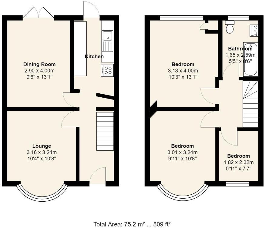 Hersham Road, Hersham, Walton-on-thames, Surrey floorplan