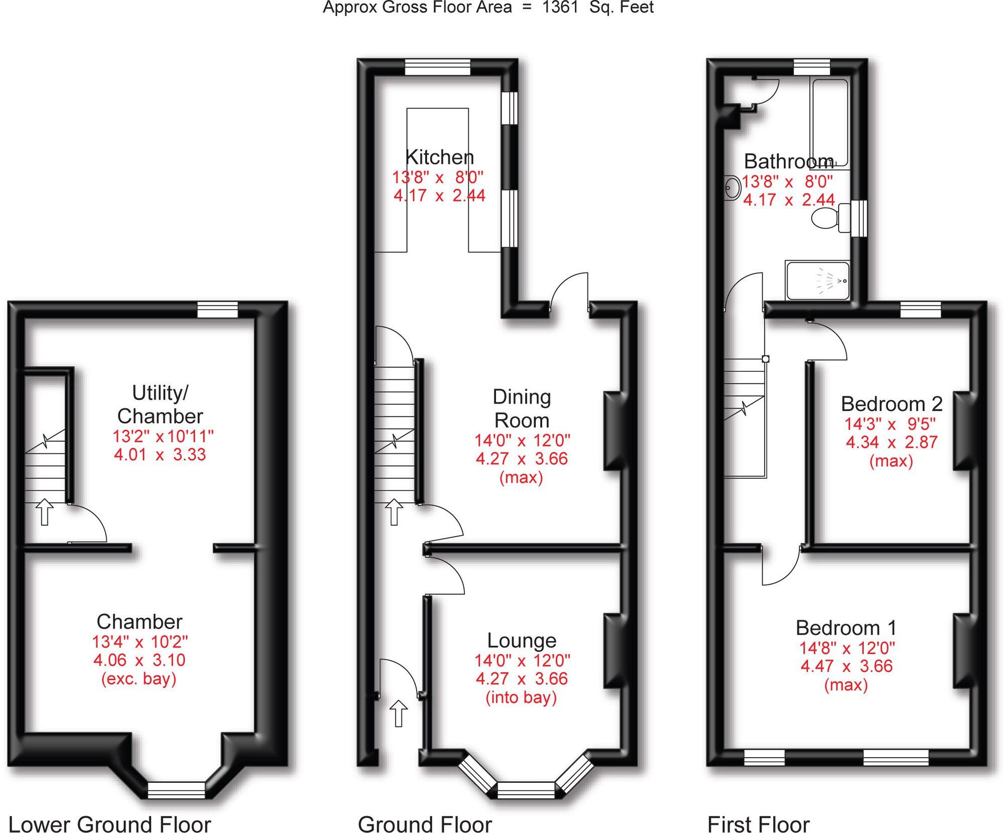 Byrom Street, Altrincham, WA14 floorplan