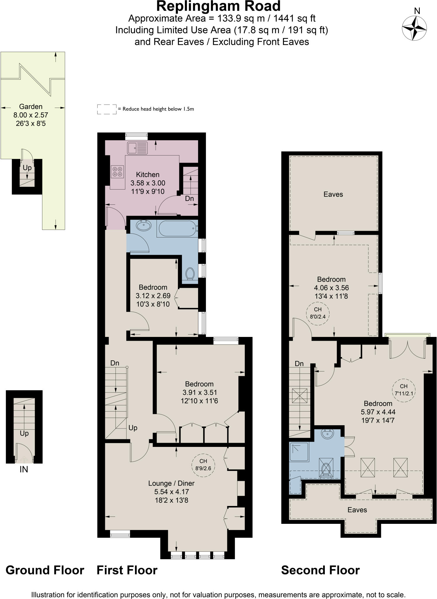 Replingham Road, Southfields, London, SW18 floorplan