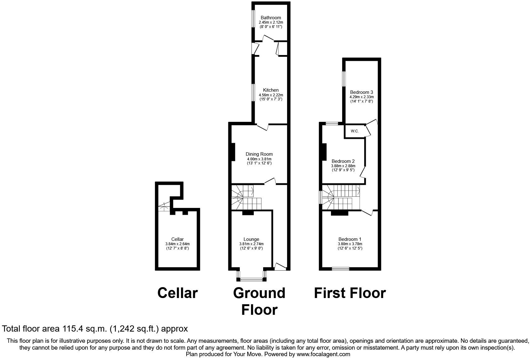 Stourbridge Road, Dudley, West Midlands, DY1 floorplan