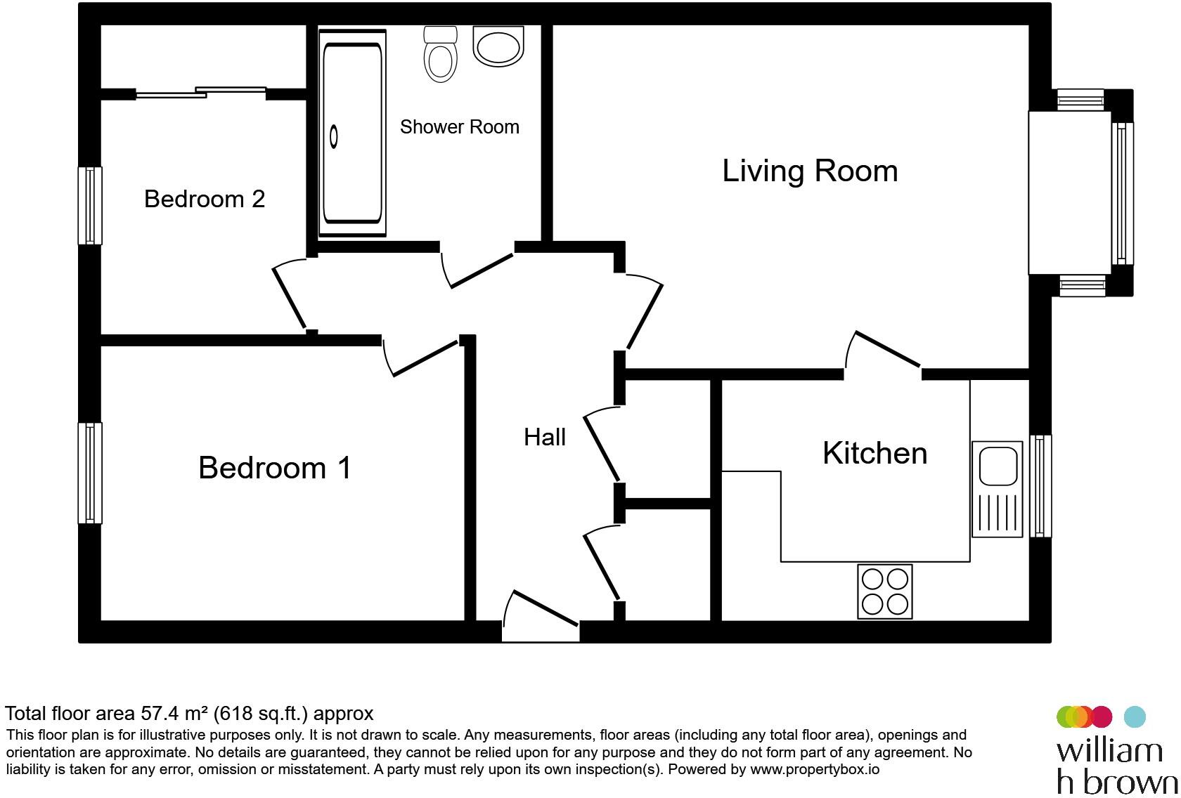 Weavers Court, Sudbury floorplan