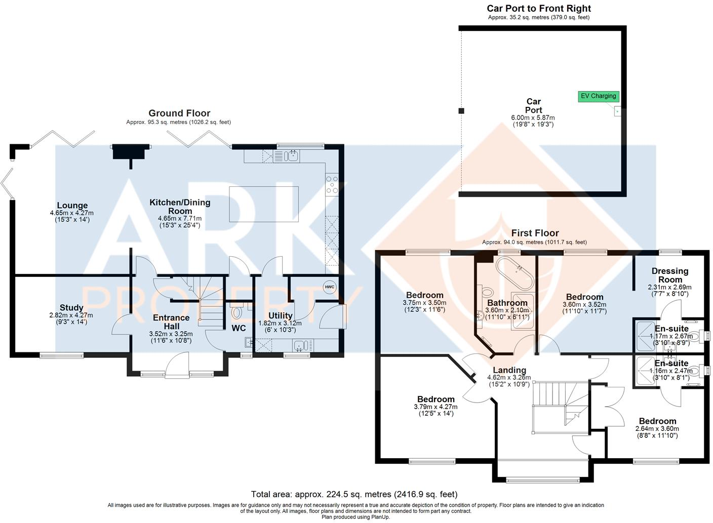 Hawthorn Bank, Spalding floorplan