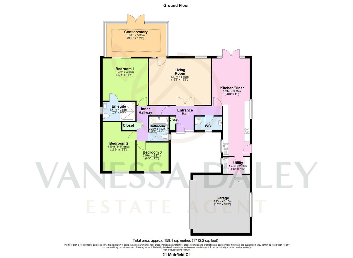 Muirfield Close, Preston, PR2 7 floorplan