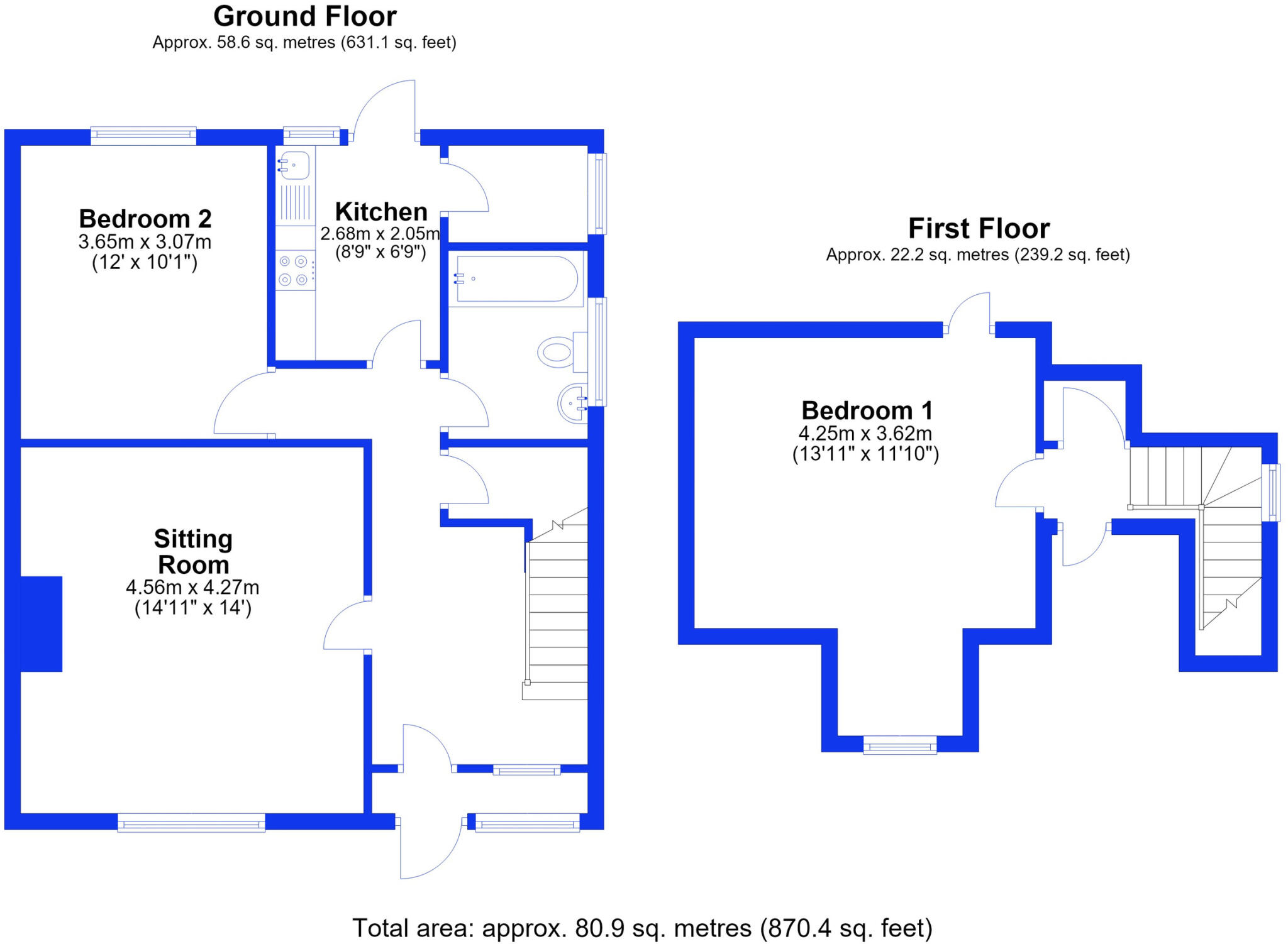 Potters Lane, Ely, Cambridgeshire floorplan