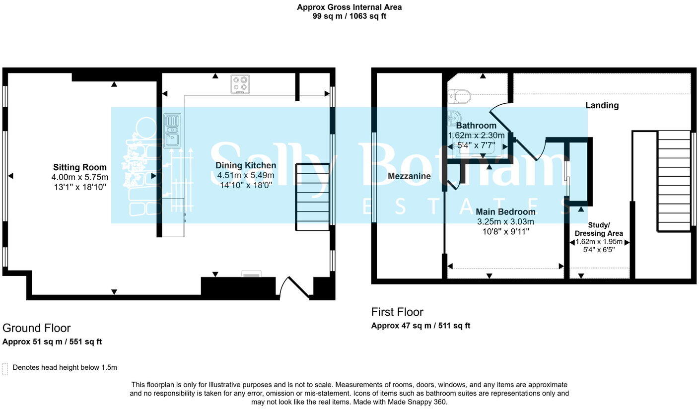 Old School Close, Hackney, Matlock. floorplan