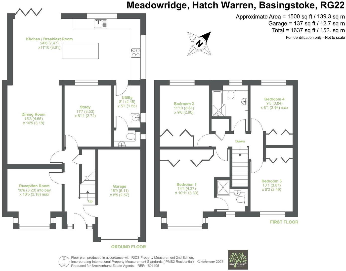 Meadowridge, Hatch Warren Basingstoke RG22 4QH floorplan