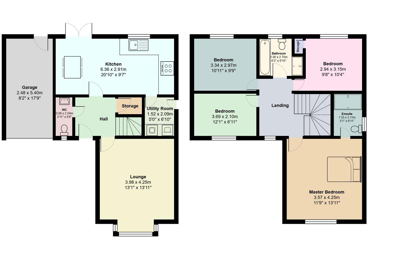 Rathbone Close, Manchester floorplan