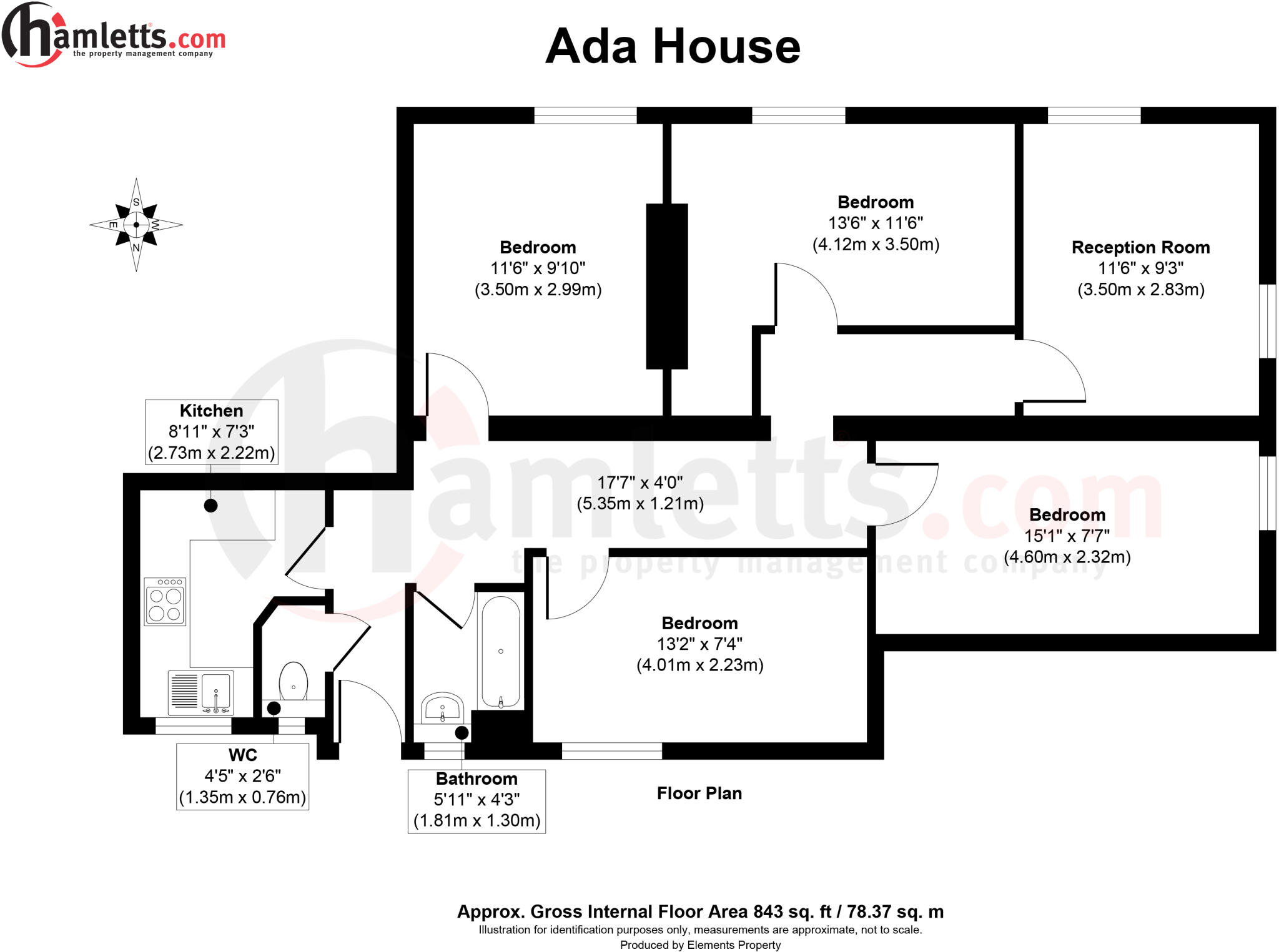 Ada House, Ada Place, Tower Hamlets, London floorplan