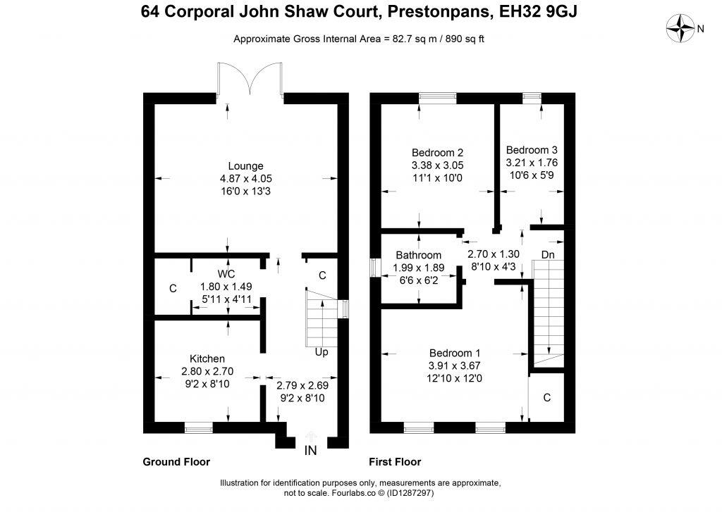 64 Corporal John Shaw Court, Prestonpans, EH32 9GJ floorplan